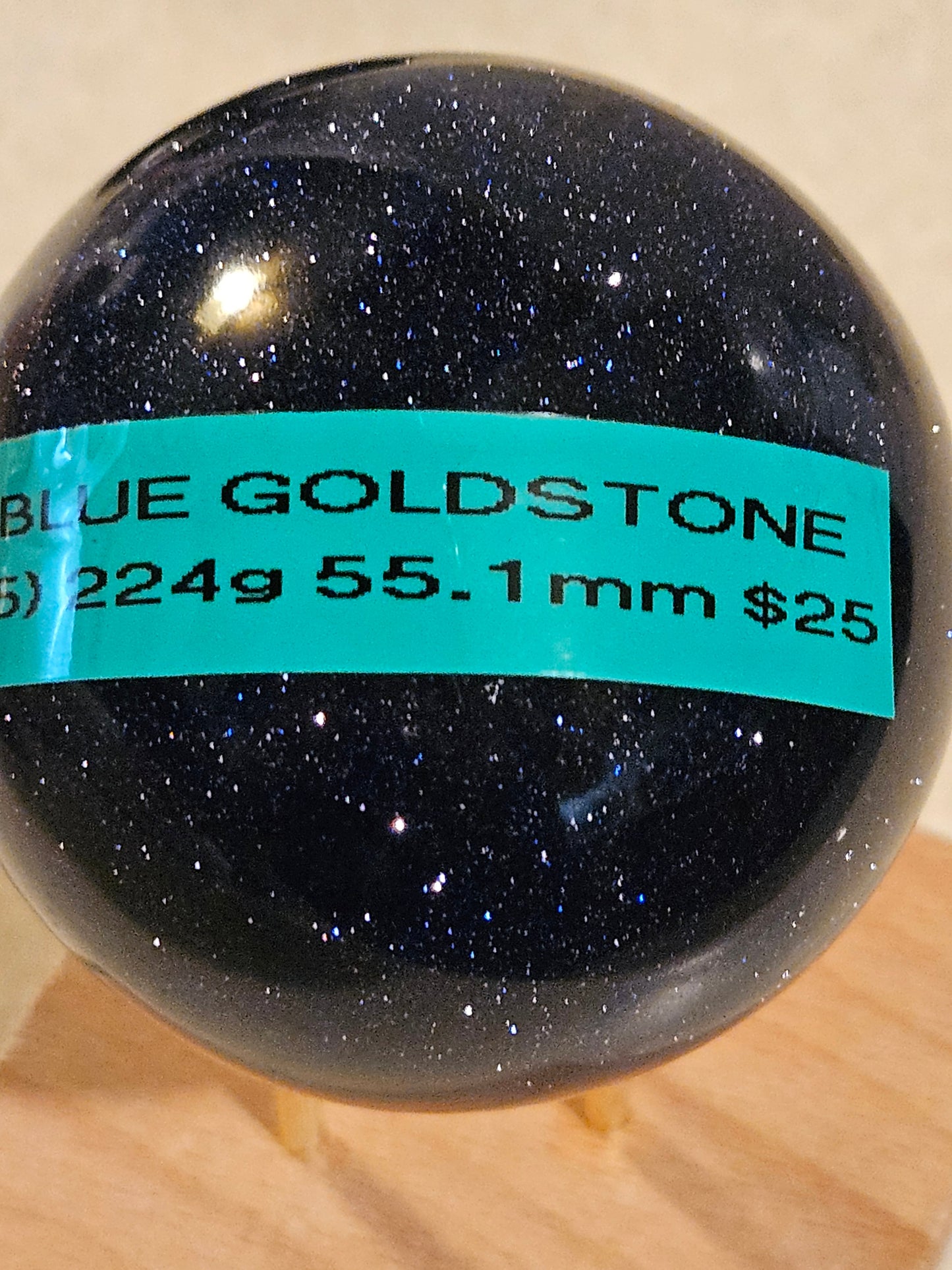 Blue Goldstone Spheres 5
