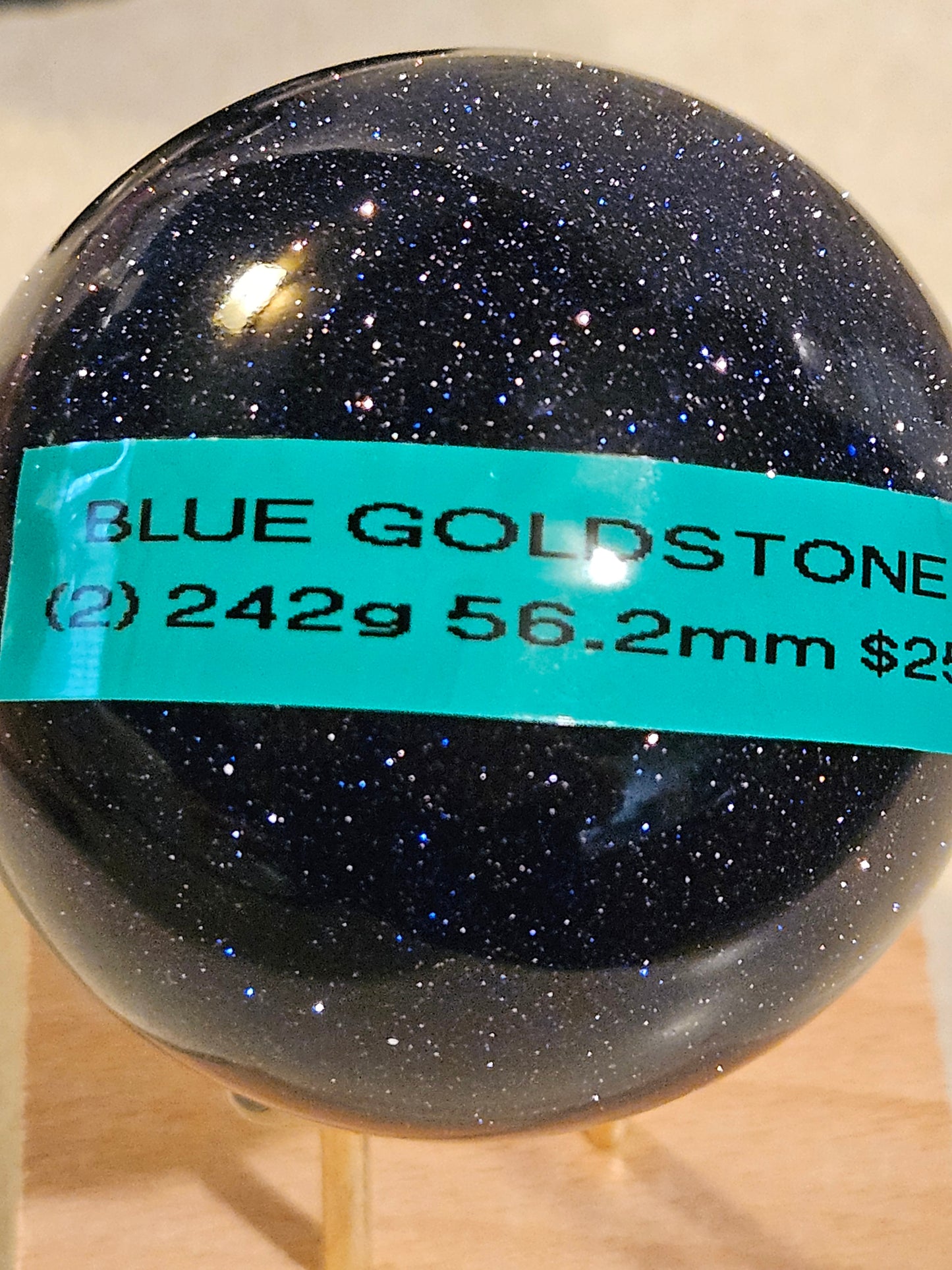 Blue Goldstone Spheres 2