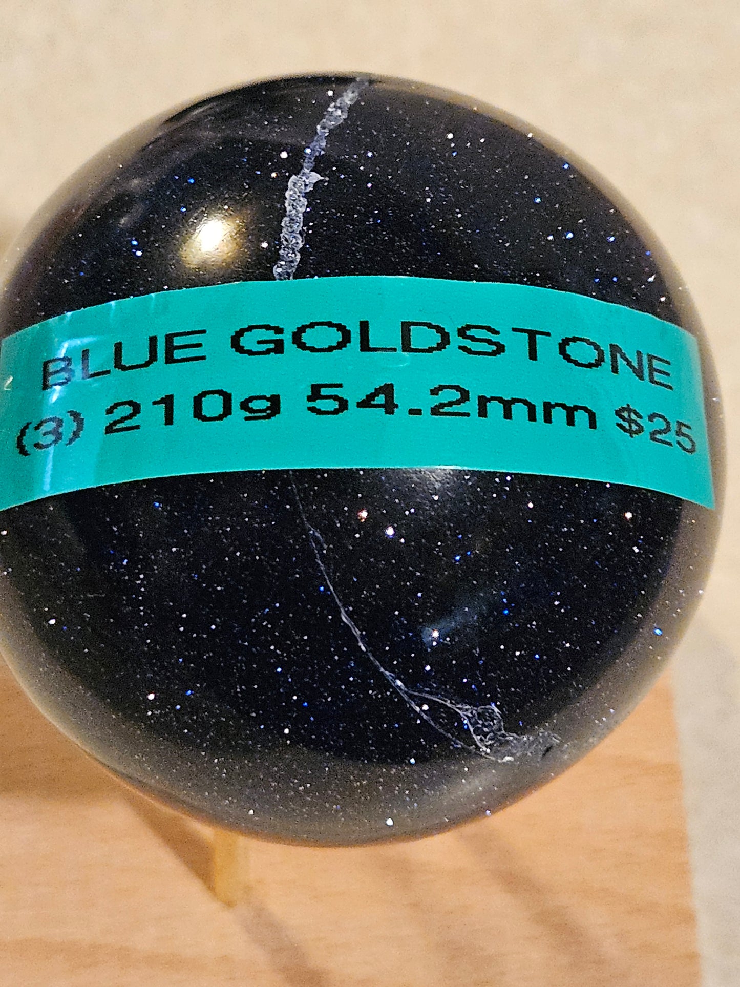 Blue Goldstone Spheres 3