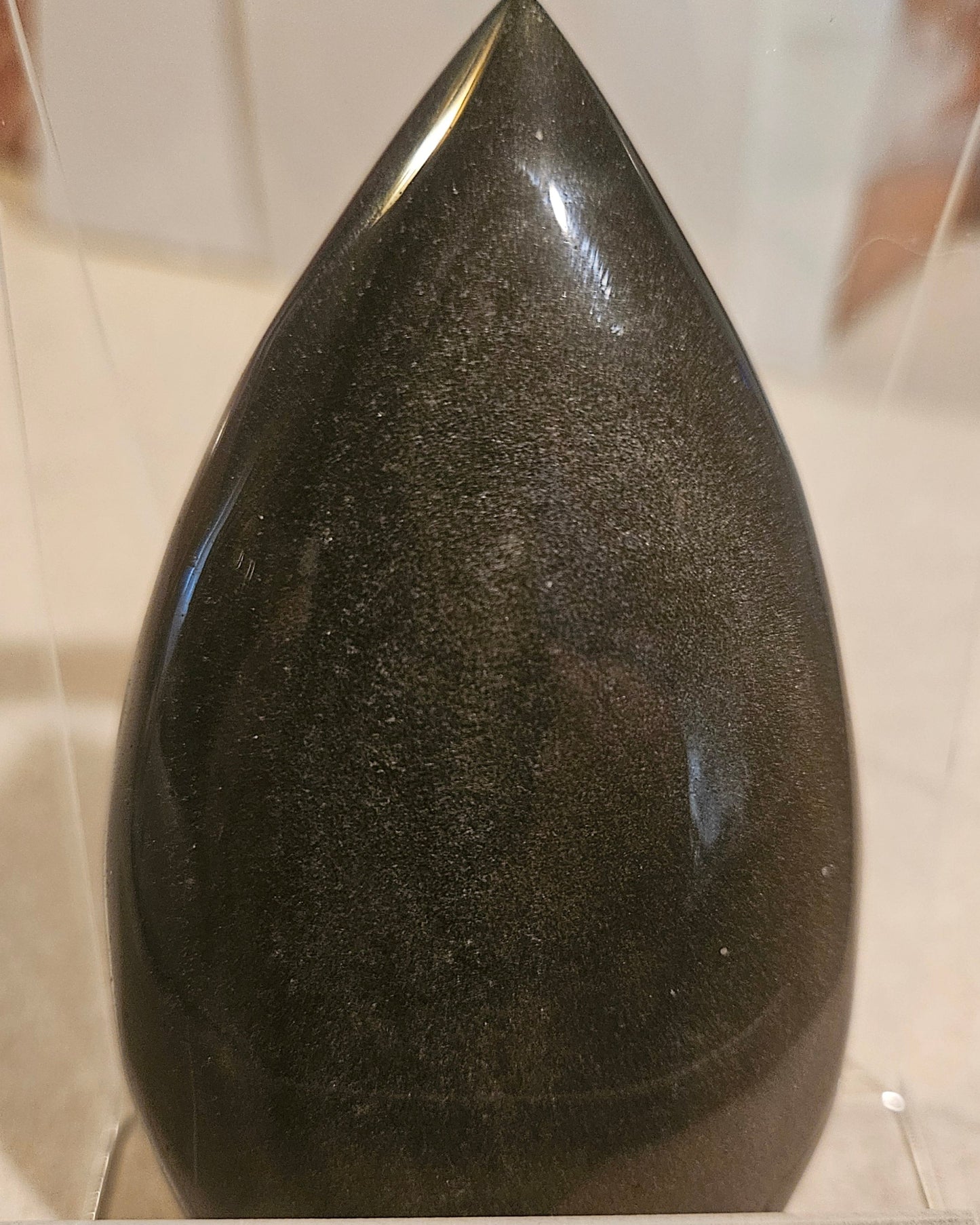 Gold Sheen Obsidian Flame/FF/Teardrop