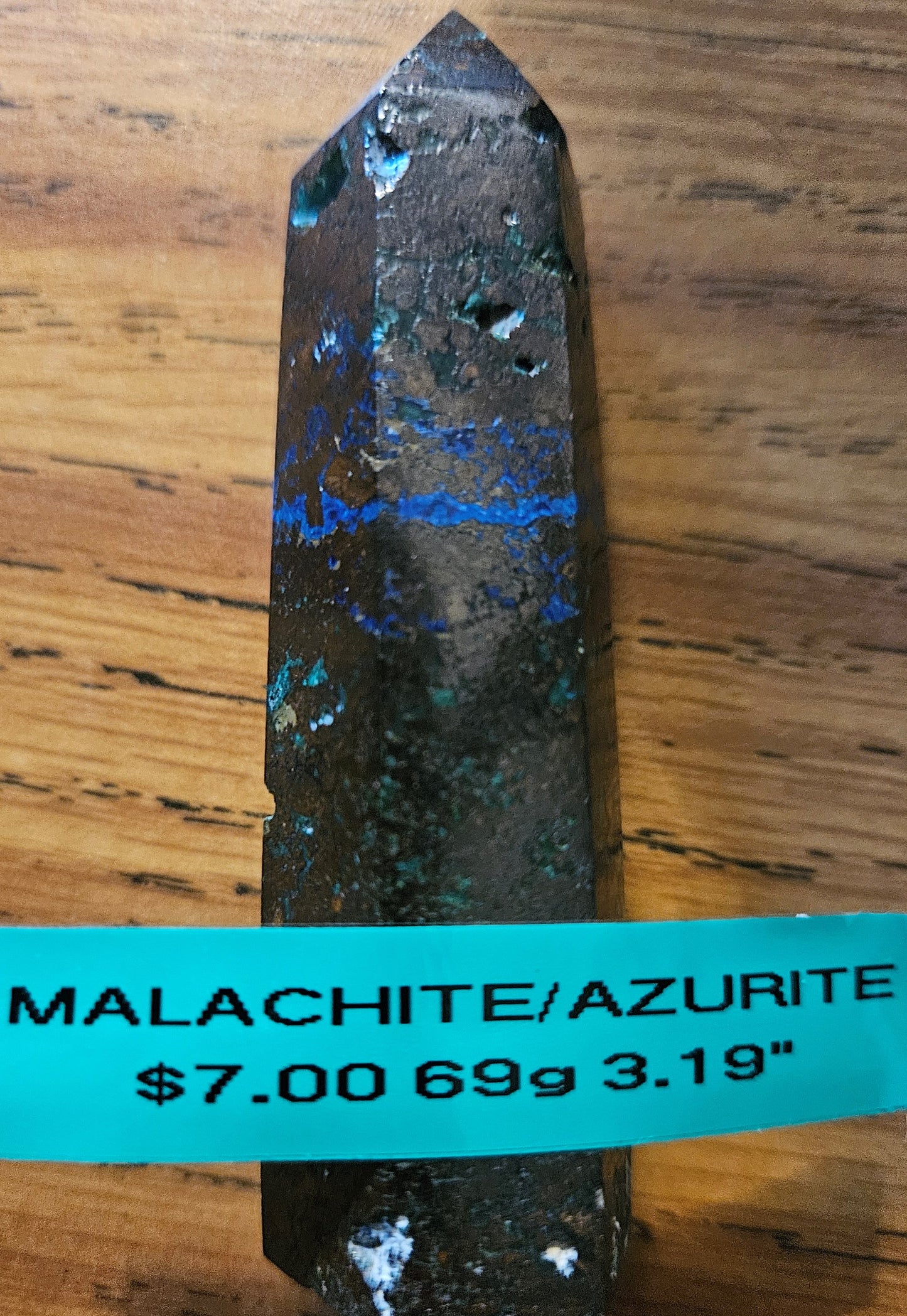 Malachite & Azurite (Azurmalachite) Tower