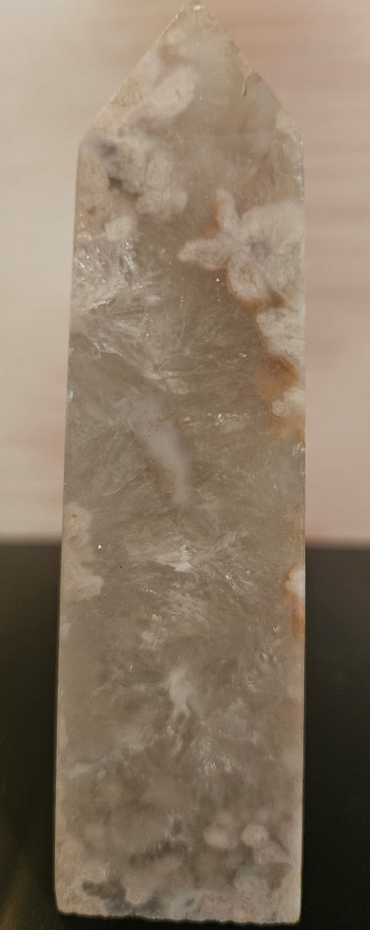 Cherry Blossom Agate (Flower Agate)Tower