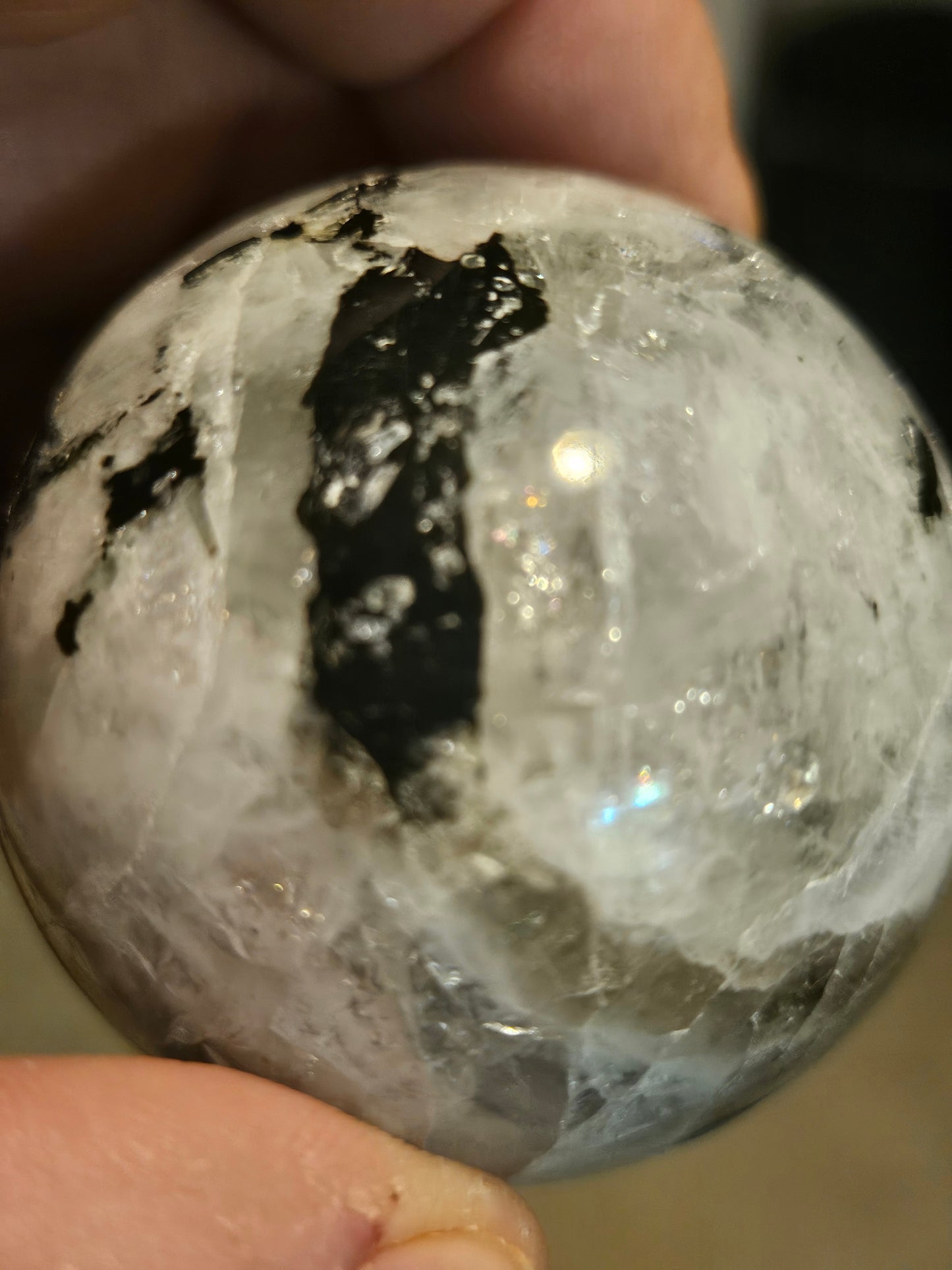 Rainbow Moonstone Sphere 4