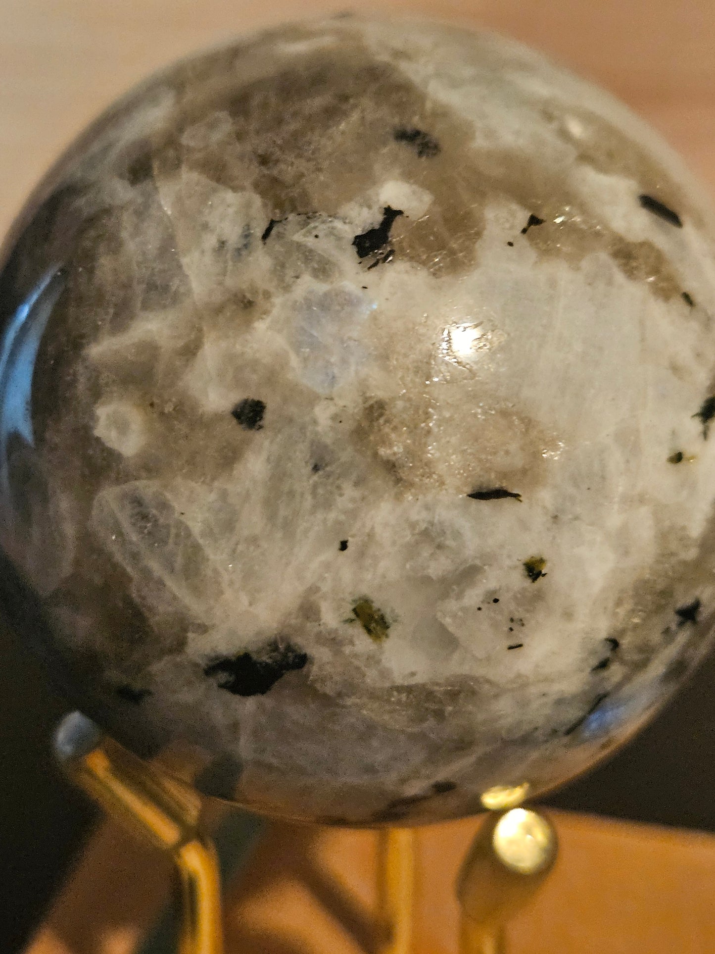 Rainbow Moonstone Sphere 6