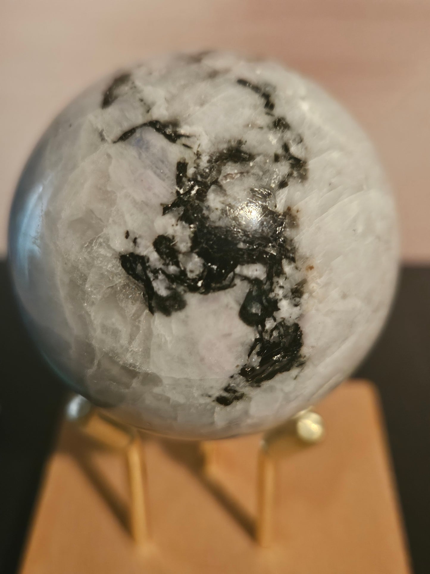 Rainbow Moonstone Sphere 2