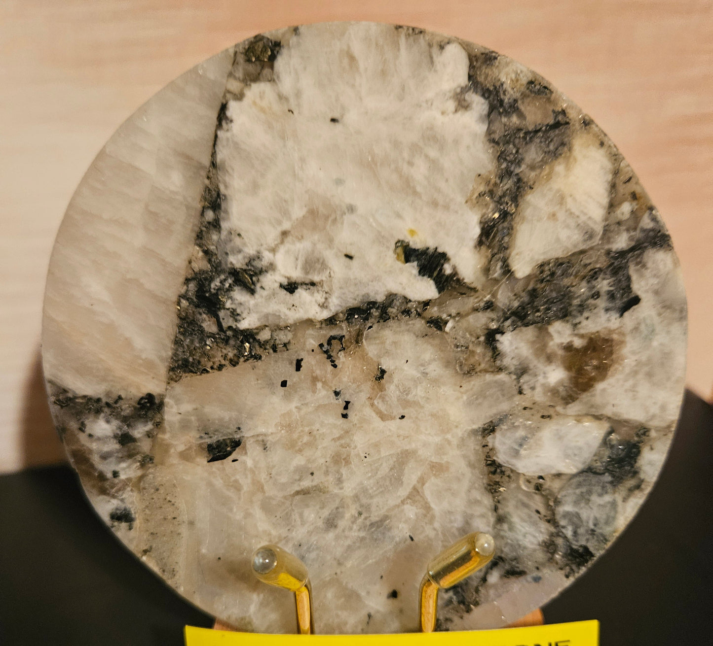 Rainbow Moonstone Coaster