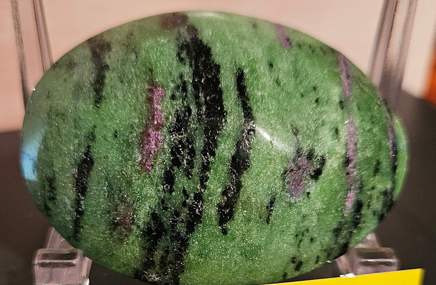 Ruby in Zoisite Palm Stones