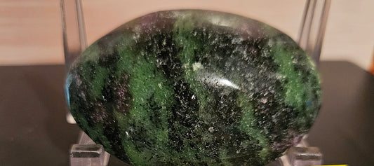 Ruby in Zoisite Palm Stone #2