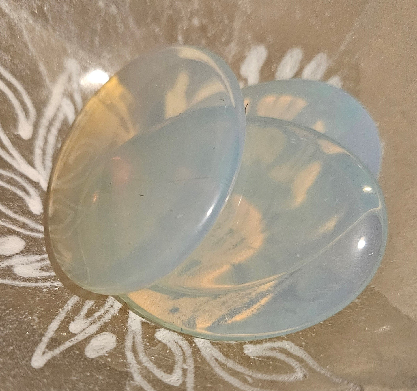 Opalite Palm Stone