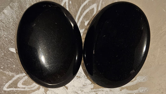 Obsidian Worry/Palm Stone