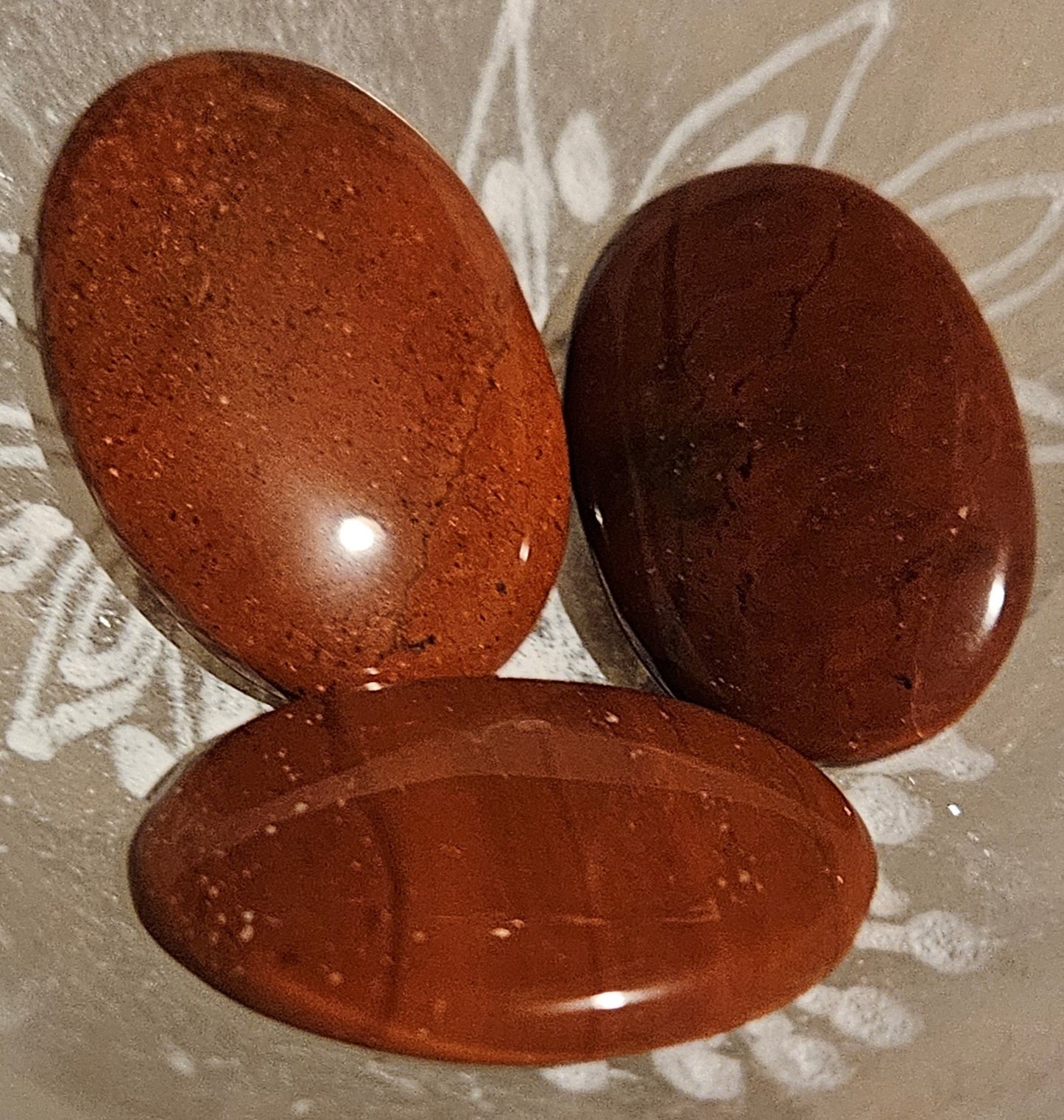 Red Jasper Worry Stone