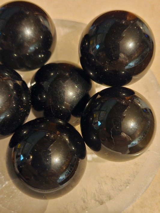Black Obsidian Mini Spheres