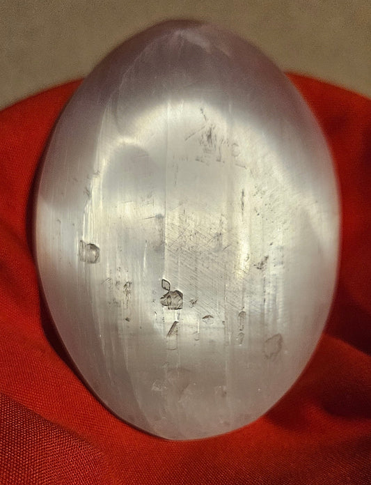 Selenite Palm Stone (L) 4