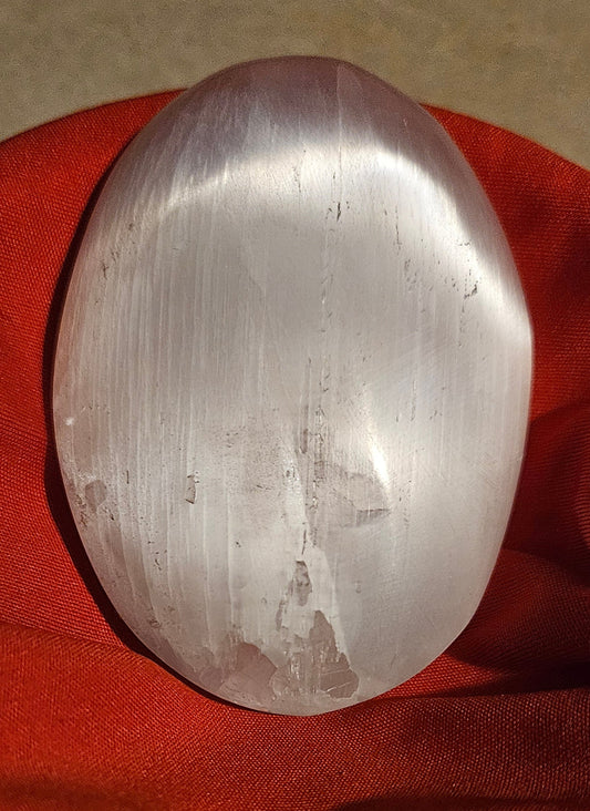 Selenite Palm Stone (L) 3