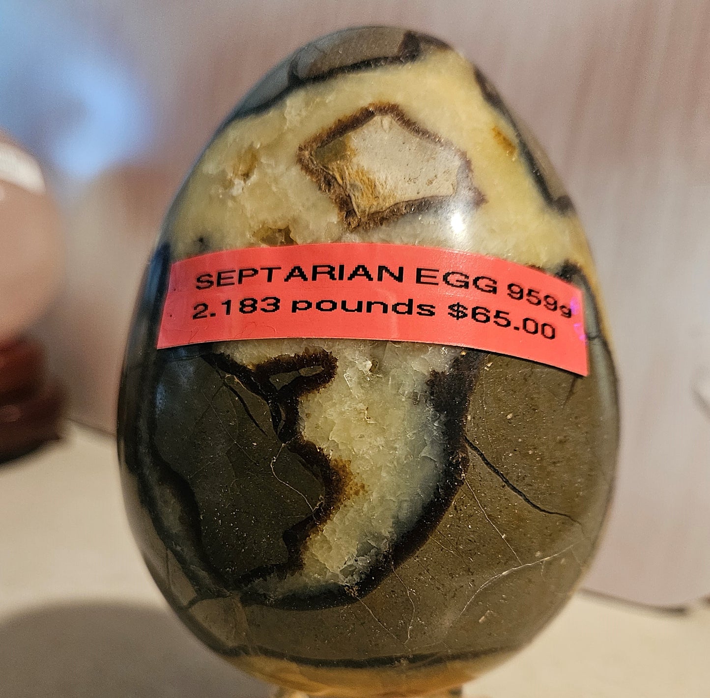 Septarian Crystal Egg (Dragon Stone)