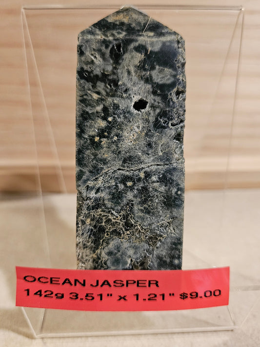 Ocean Jasper Crystal Tower