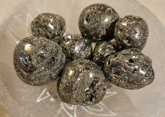 Iron Pyrite (Peru) Tumble Stone
