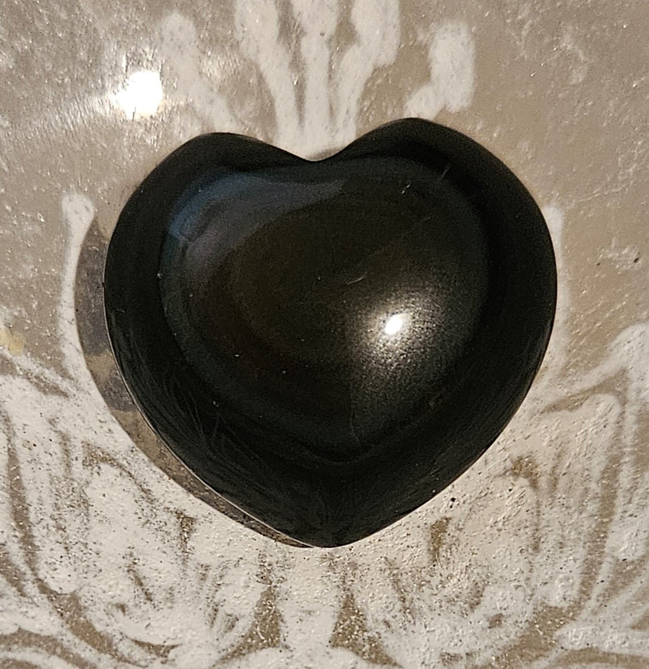Rainbow Obsidian Heart (Mini)
