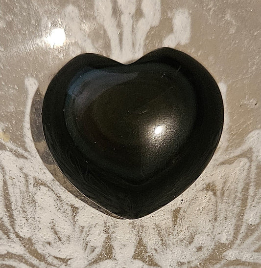 Rainbow Obsidian Heart (Mini)