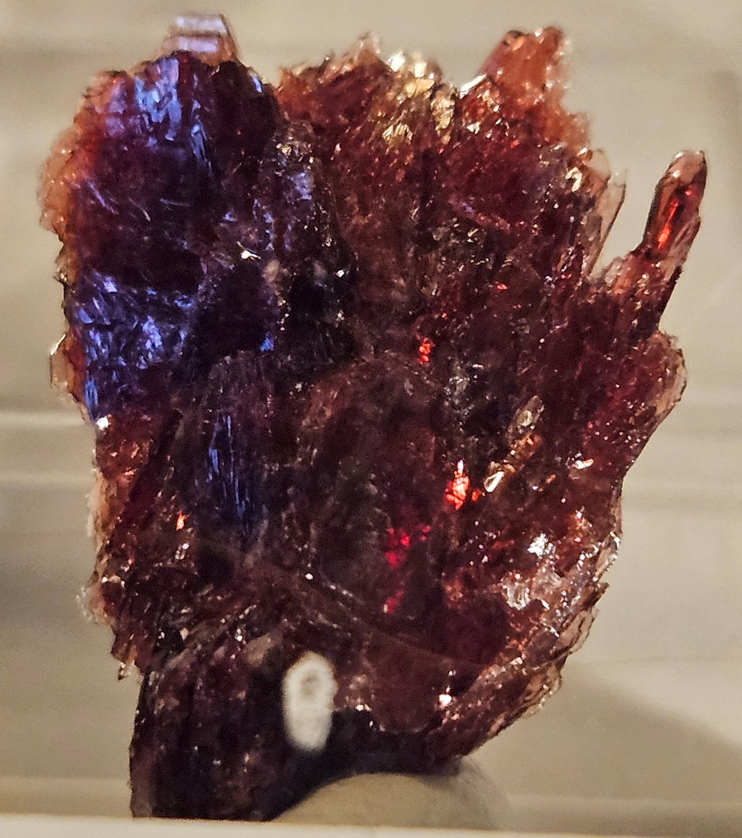 Red Alurgite Crystal Cluster