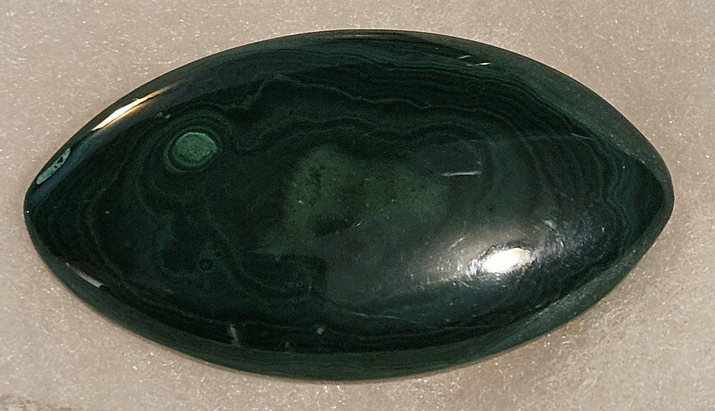 Malachite Cabochon (Congo)