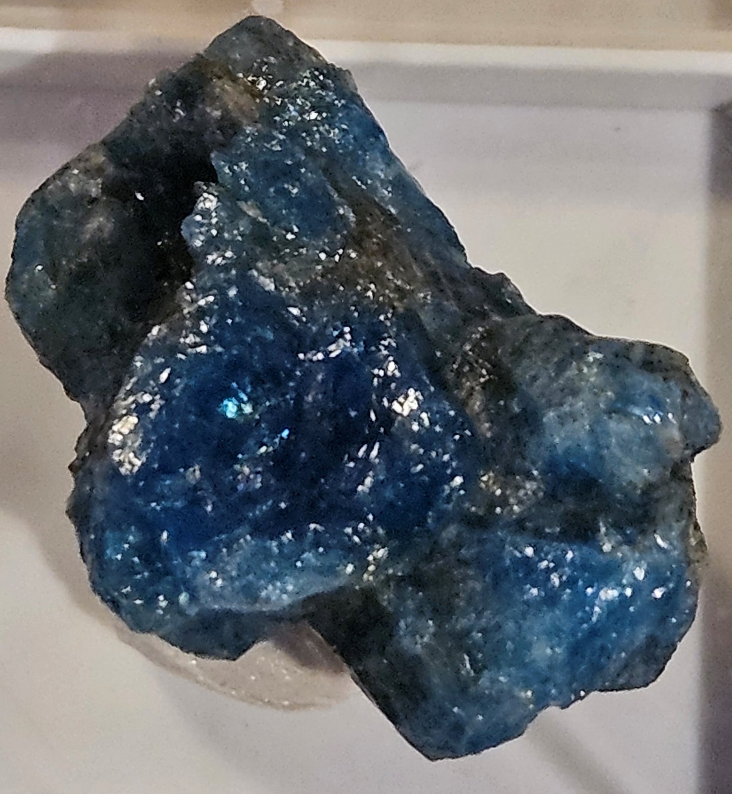 Bright Blue Apatite (Raw Mineral)