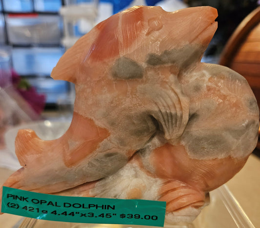 Pink Opal Dolphins (1-5) 2