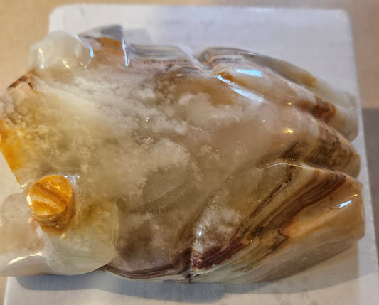 Frog - Green Banded Calcite [Pakistan]