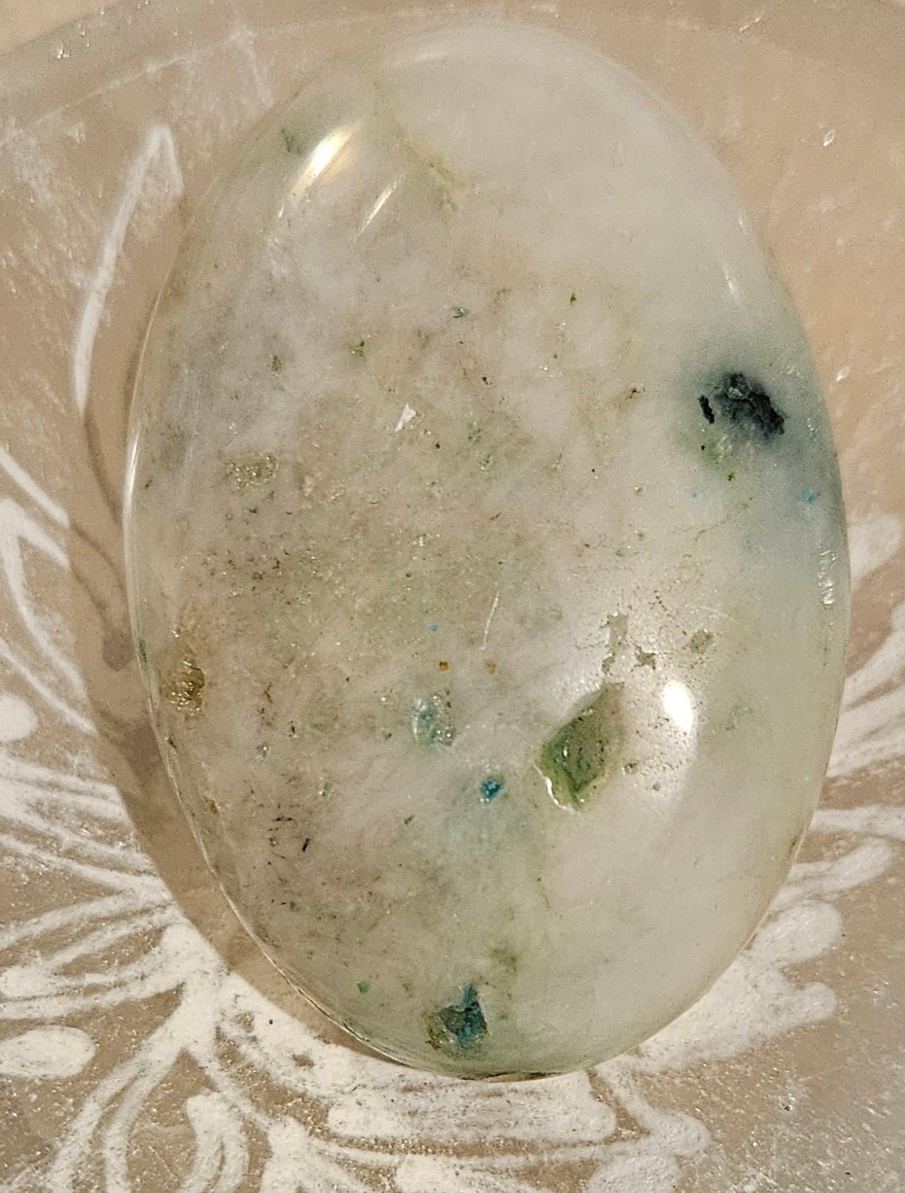 Chrysocolla Palm Stone
