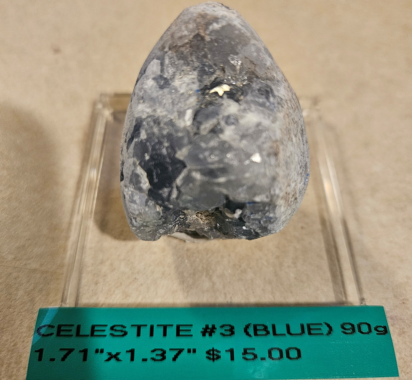 Celestite Cluster Geode 3