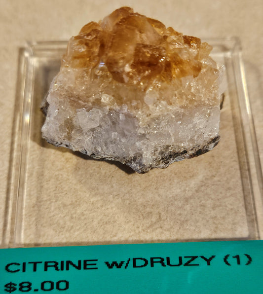 Citrine w/Druzy (batch 2 - 8 pieces) 1