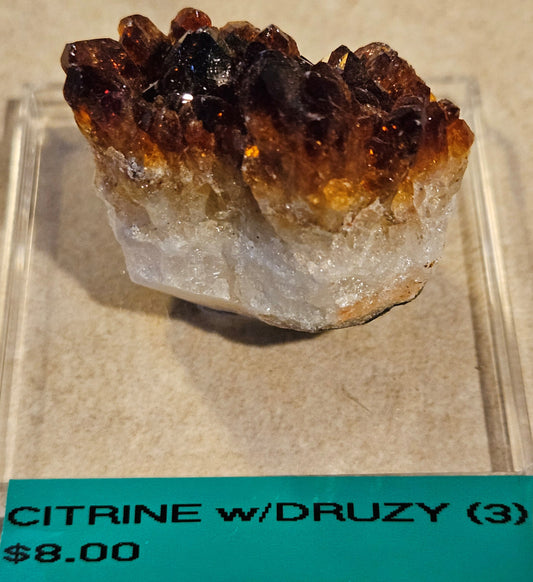 Citrine w/Druzy (batch 2 - 8 pieces) 3