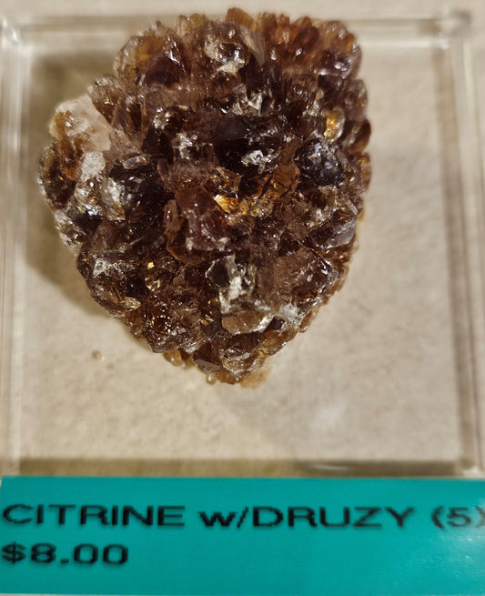 Citrine w/Druzy (batch 2 - 8 pieces) 5