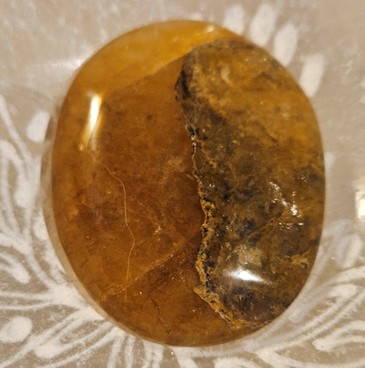 Golden Healer Palm Stone (M)
