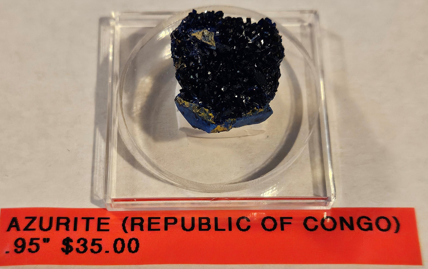 Deep Blue Azurite - Republic of the Congo