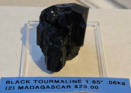 Black Tourmaline [Madagascar] [#1-4] 2
