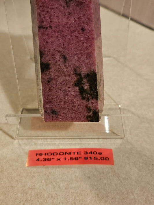 Rhodonite Crystal Tower