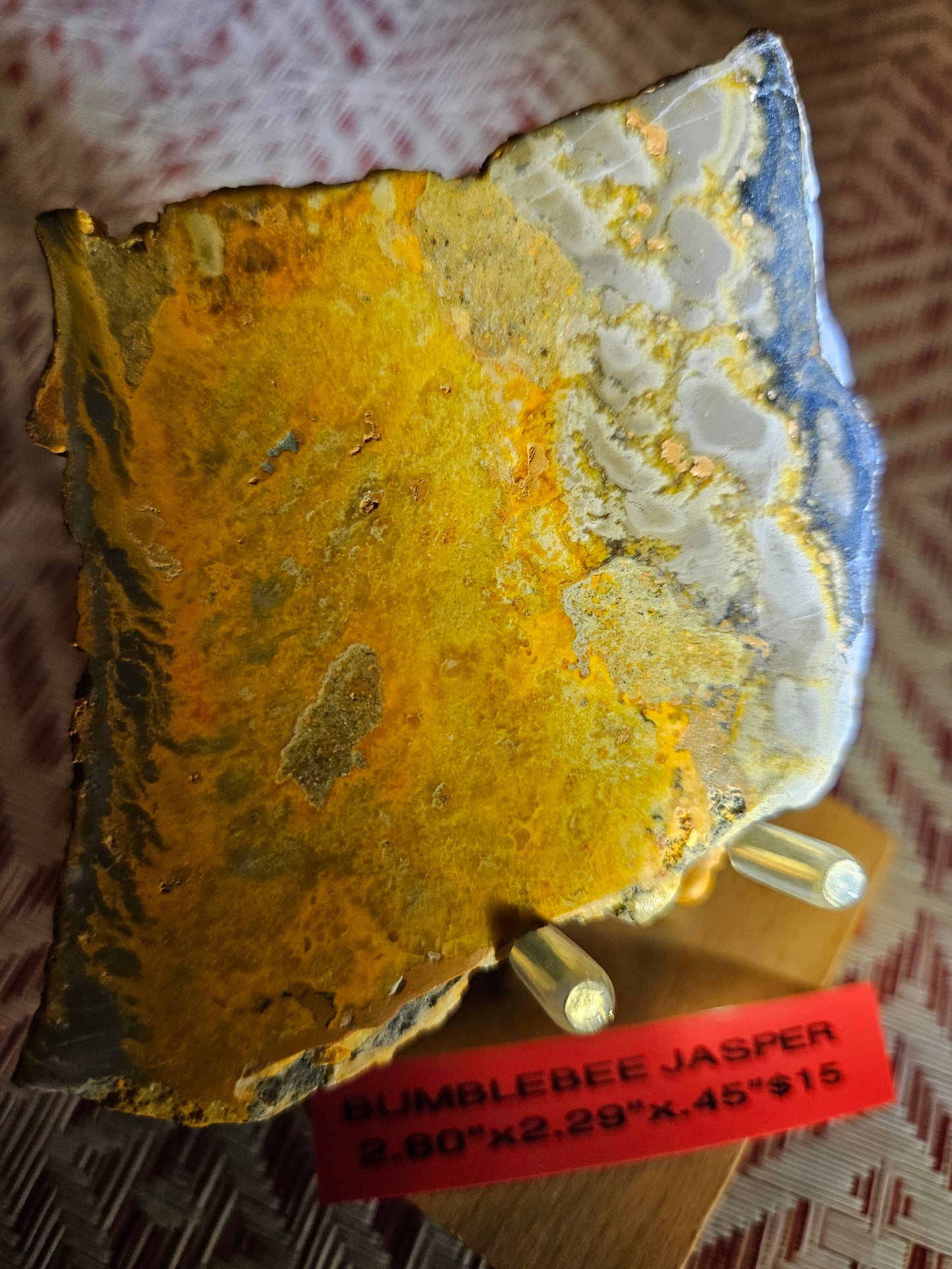 Bumble Bee Jasper Slab #2